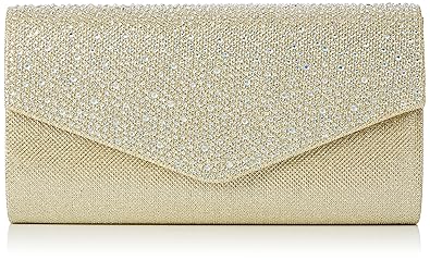 Swankyswans Damen montary Glitzer mit Umschlag Clutch Kupplung