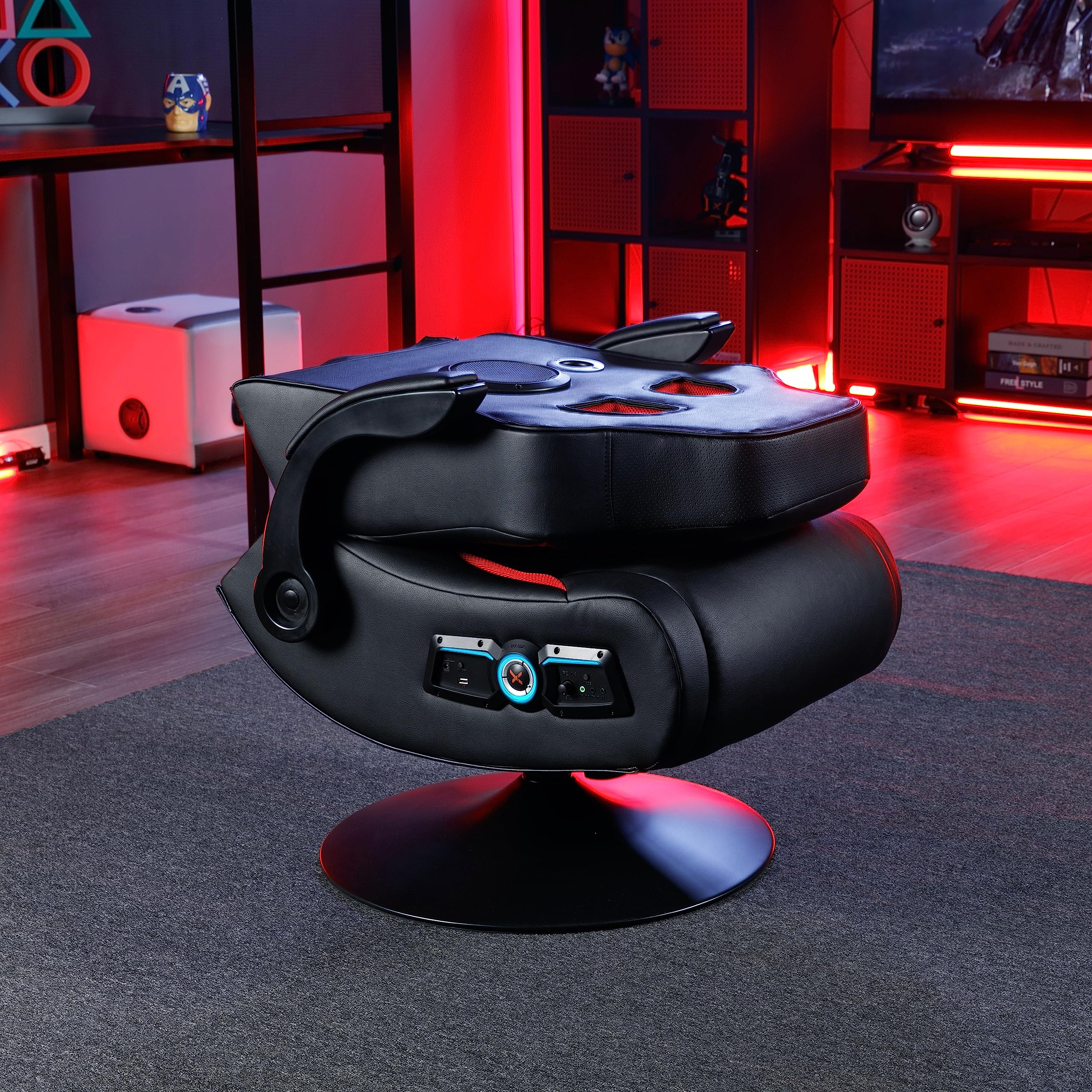 X Rocker Vibe 2.1 Bluetooth Pedestal Gaming Chair, with Wireless Audio