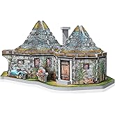 Wrebbit 3D Harry Potter Hagrid’s Hut Puzzle, 270 Pieces, Real Jigsaw Puzzle for Adults and Teens, Paper, Beginner