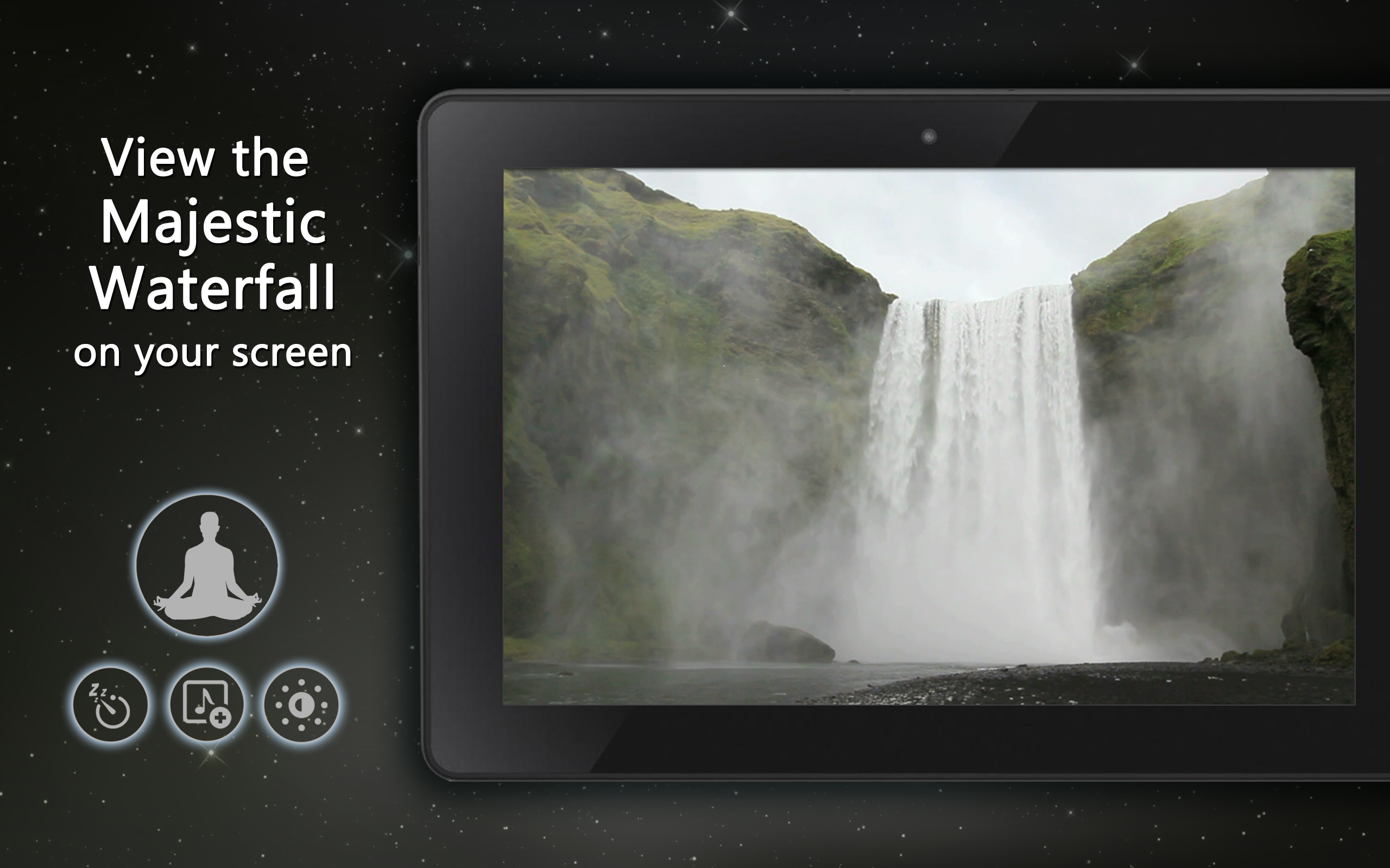 Majestic Waterfall TV - View the Majestic Waterfall on Your Screen