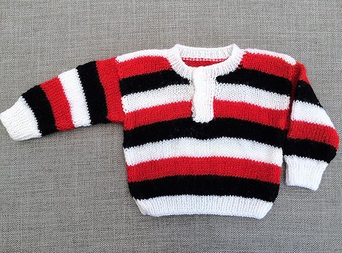 Amazon Com Hand Knitted Baby Sweater Hand Knitted Pullover