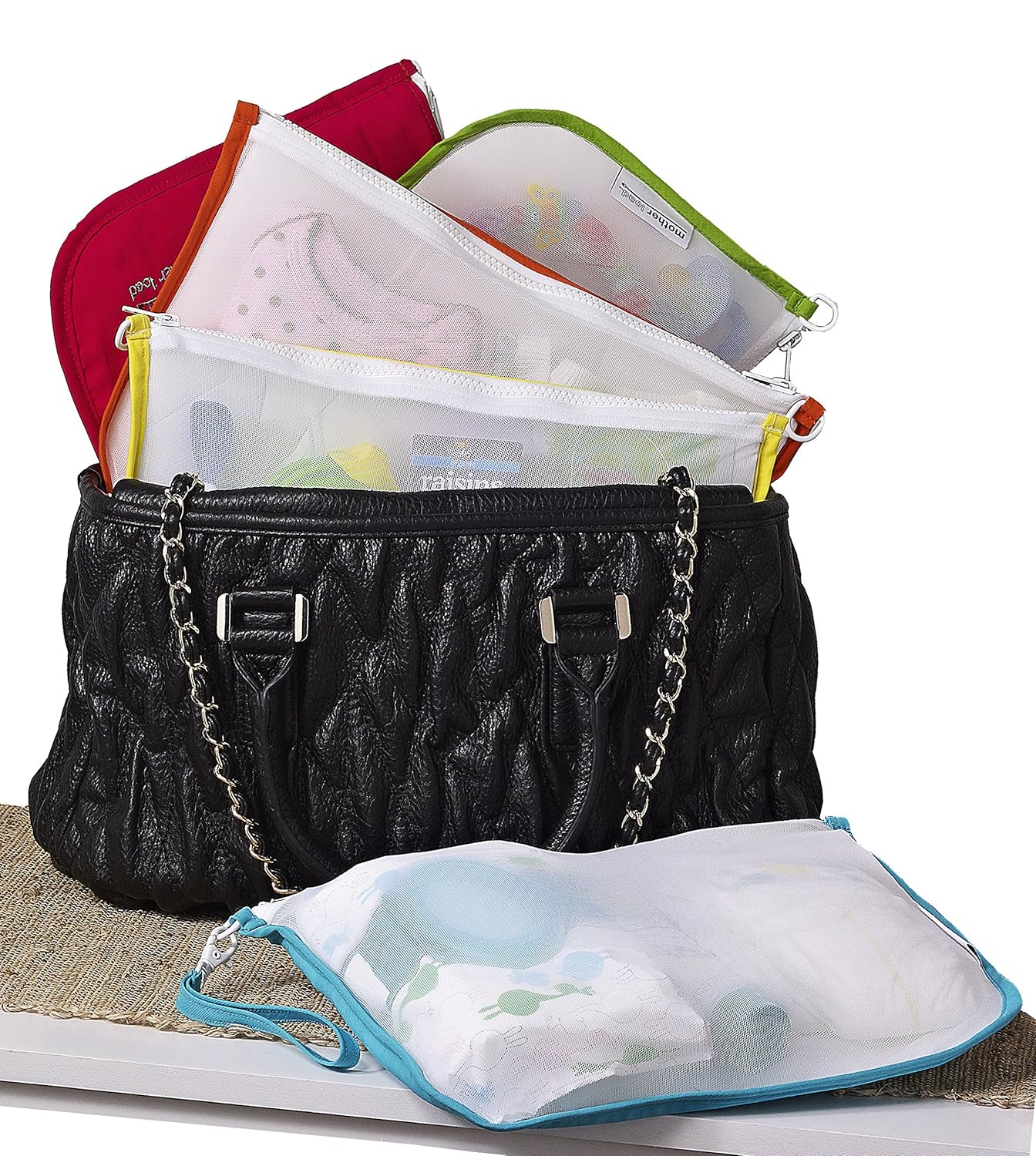 Designed for The OnTheGo Family Diaper Bag Organizer Pouches by