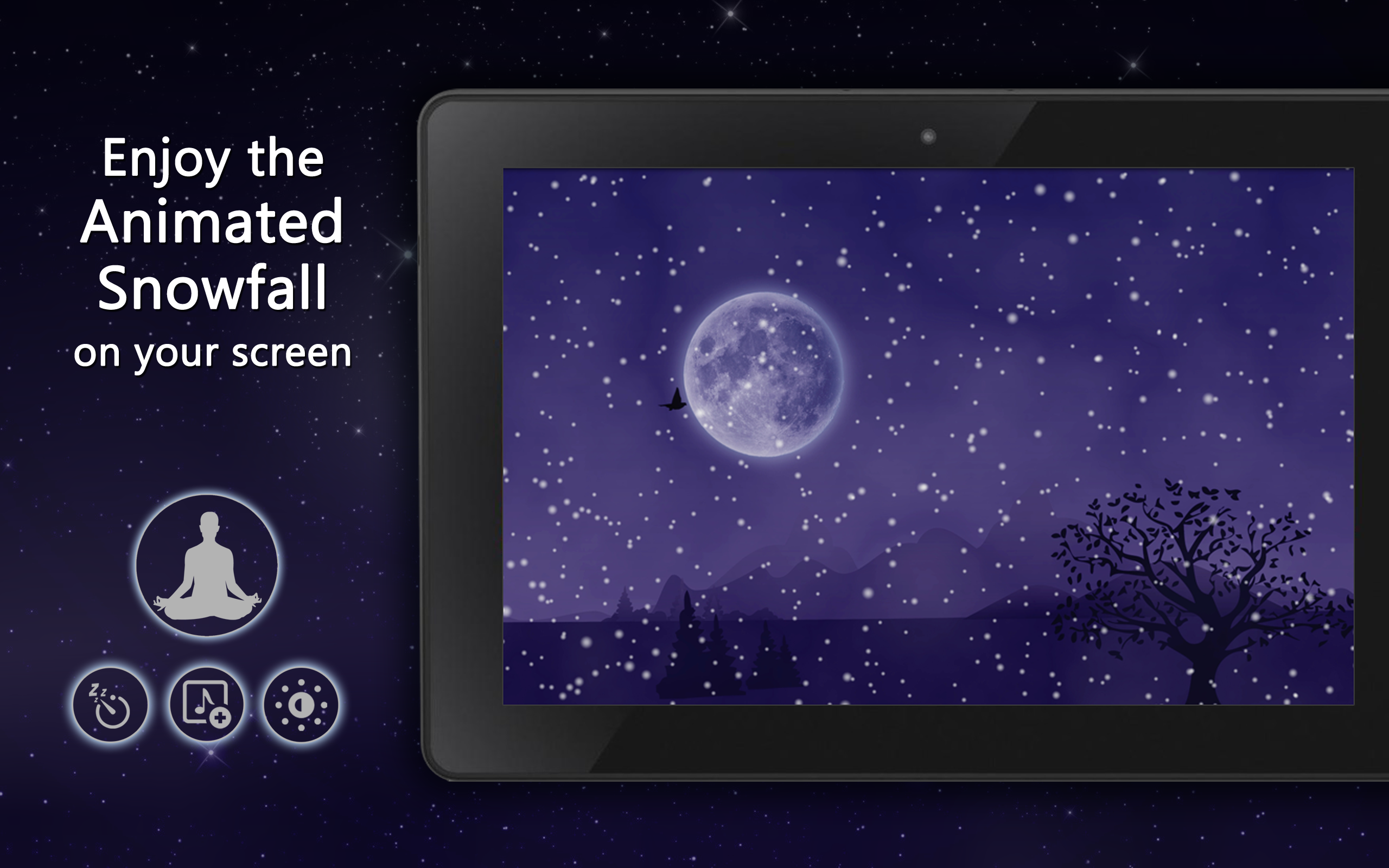 Soothing Snow Fall - A Lonely Evening Landscape View - Thumbnail 5