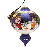Hallmark Peanuts Ne'Qwa Art A Charlie Brown Christmas Christmas Ornament, Hand-Painted Glass