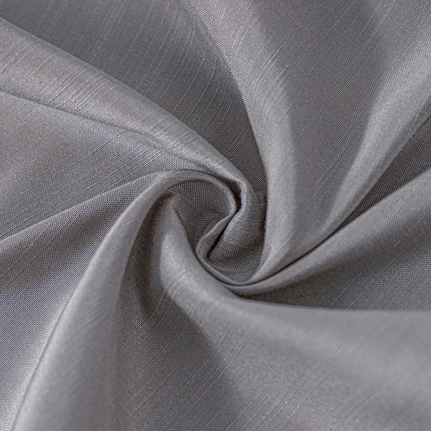 Biscaynebay Wrap Around Bed Skirts with Adjustable Belts, Silver Grey for Queen Size Beds 15 Inches Drop, Elastic Dust Ruffles, Easy Fit Wrinkle and Fade Resistant Silky Luxurious Fabric Solid Color: Kitchen & Dining