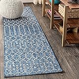 JONATHAN Y Moroccan Geometric Indoor Outdoor Runner