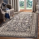 SAFAVIEH Lyndhurst Collection Area Rug - 8' x 10', Grey & Cream, Traditional Oriental Design, Non-Shedding & Easy Care, Ideal