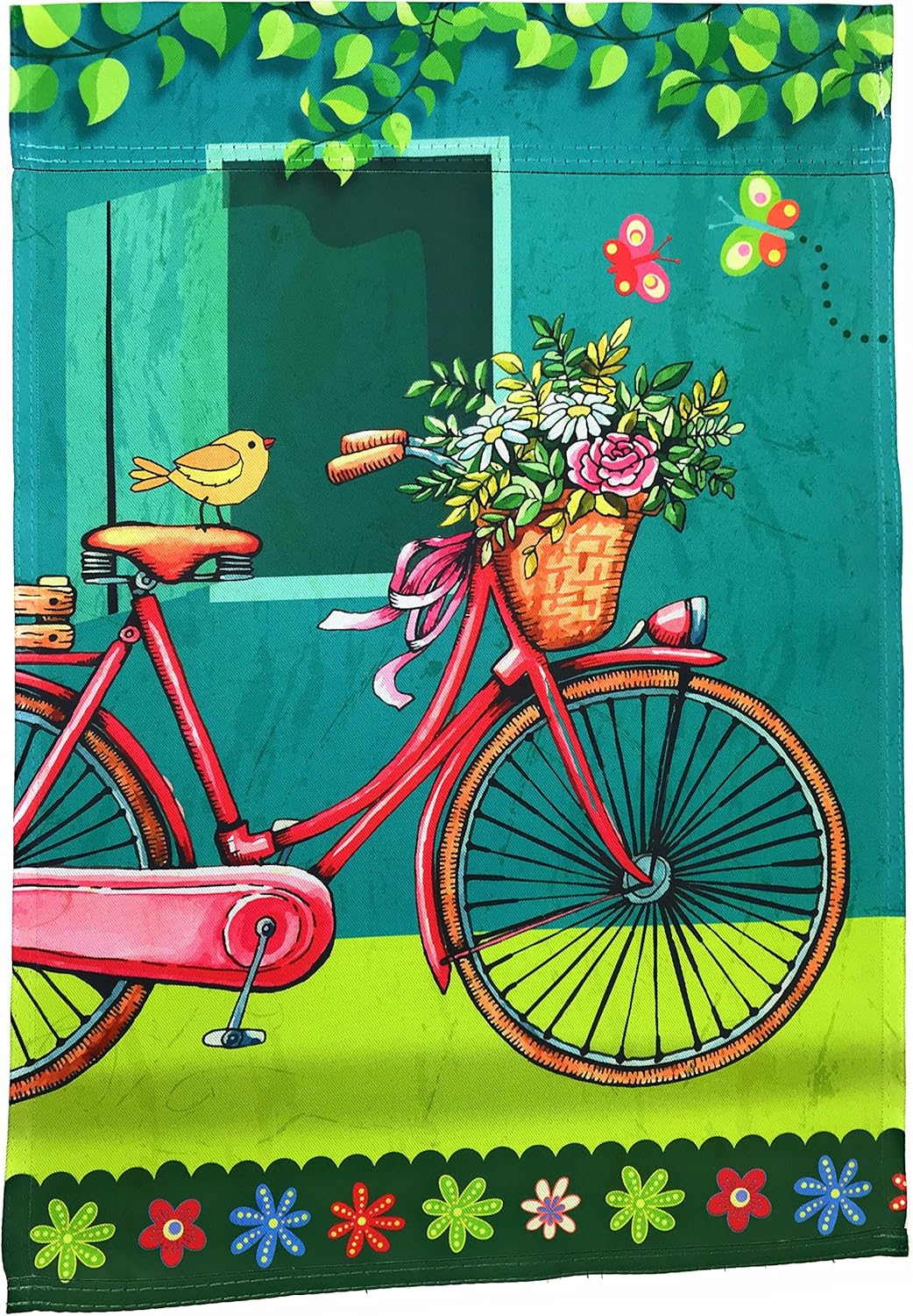 Best 28 X 40 Bicycle Garden Flags