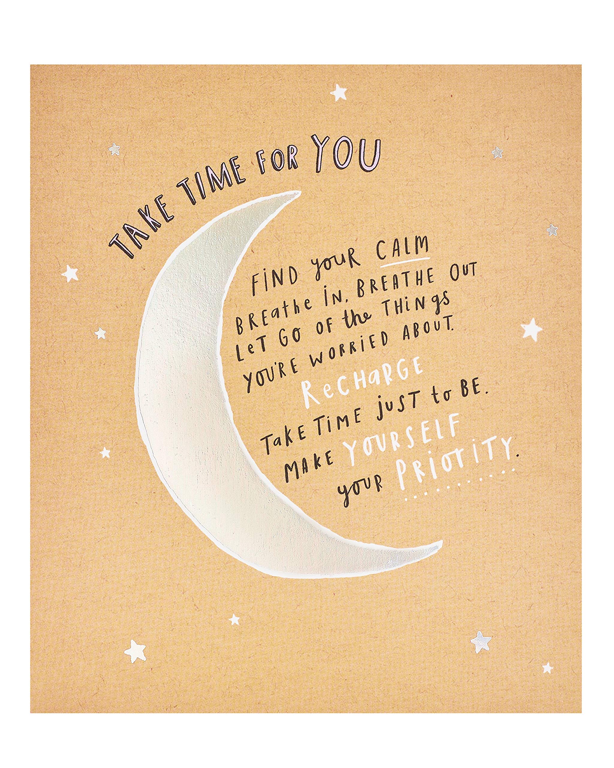 UK Greetings Thoughtful Card for Him/Her/Friend - Relax Design