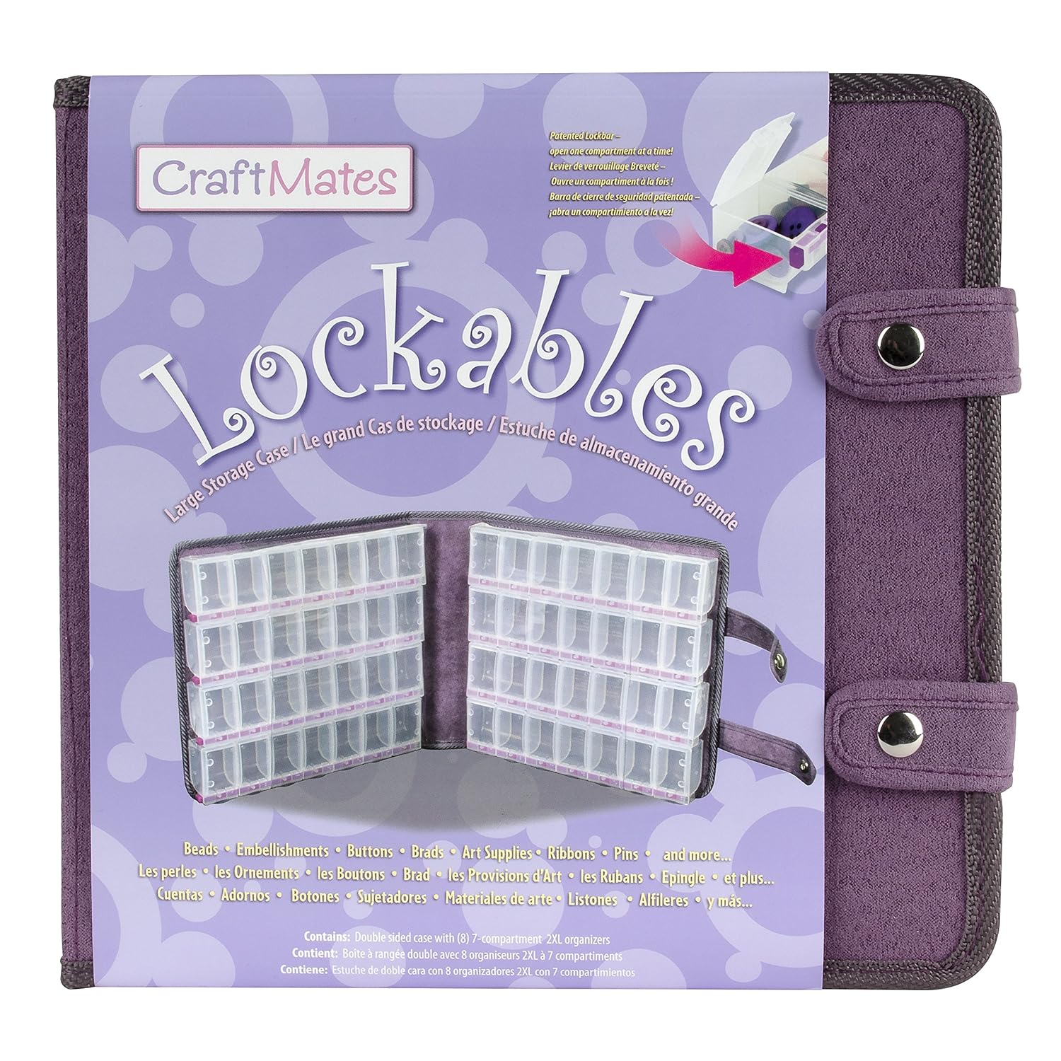 Craft Mates Lockables 56 Double Extra Large (2 XL) Compartment