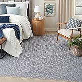 Nourison Home Nourison Washables Grey 4' x 6' Area Rug - Easy Clean, Non Shedding, Bed Room, Living Room, Dining Room, Kitche