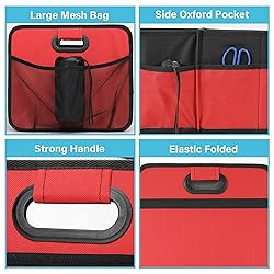 Simple Deluxe Car Trunk Organizer, 2 Compartments