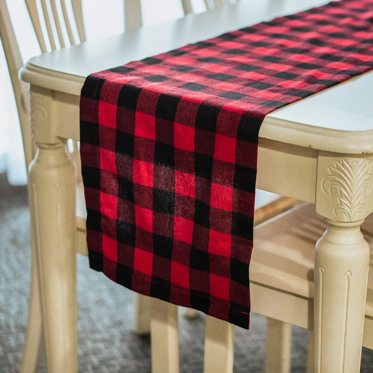 Best red buffalo table runner