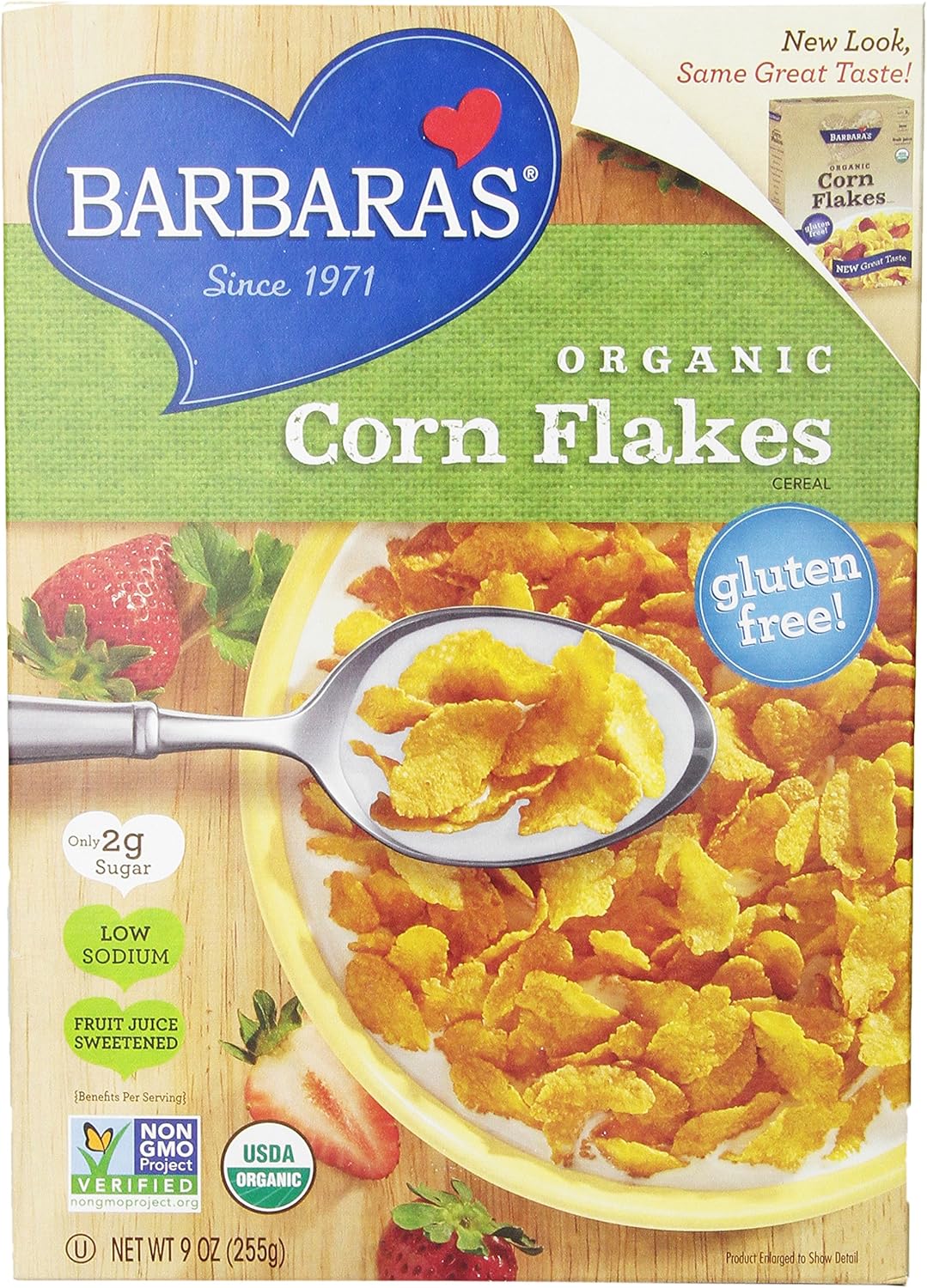 Barbara's Organic Corn Flakes Gluten Free, 9 Ounce Amazon.ca Grocery