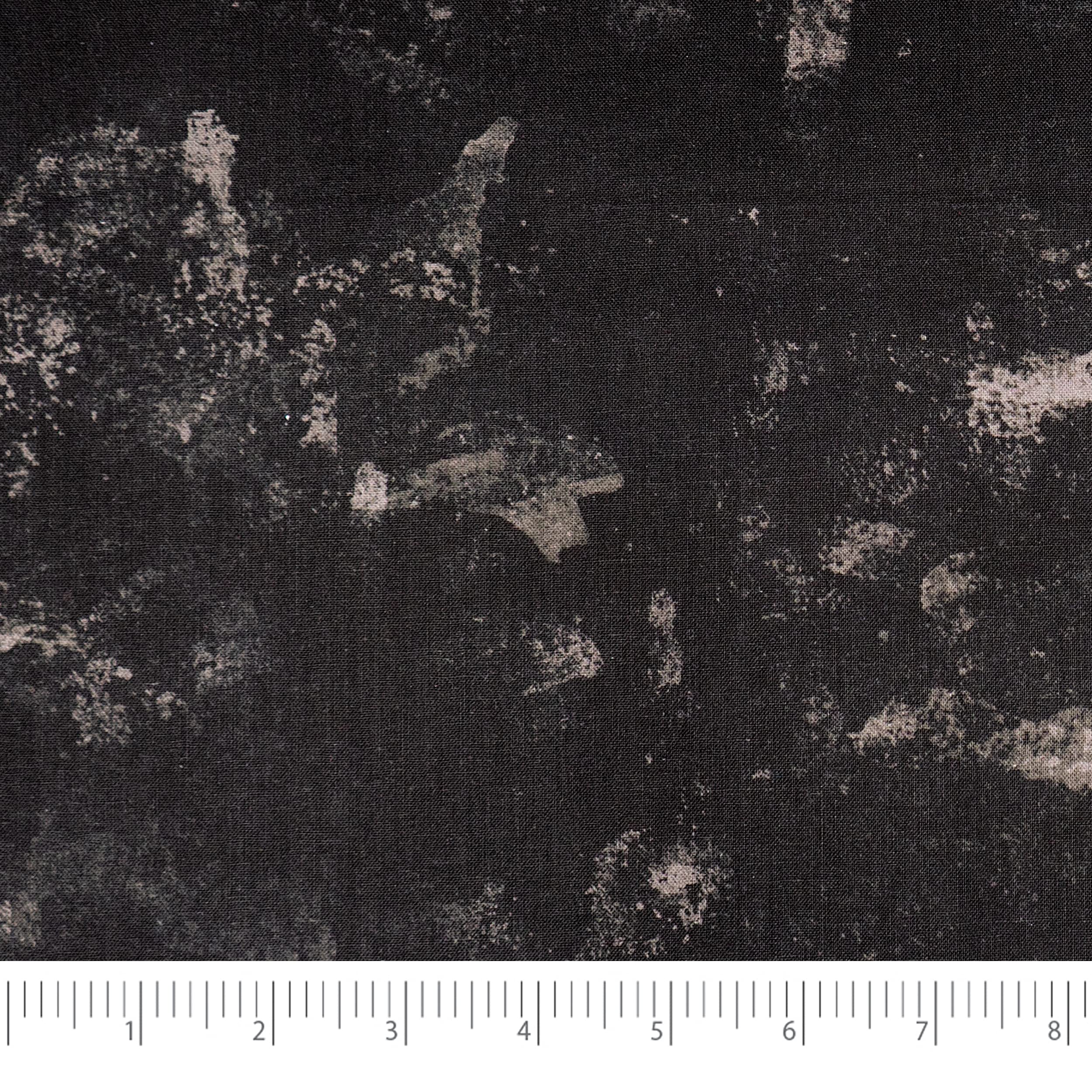 Singer Fabric, 100% Cotton, Grunge Tonal Black, Cut by The Yard