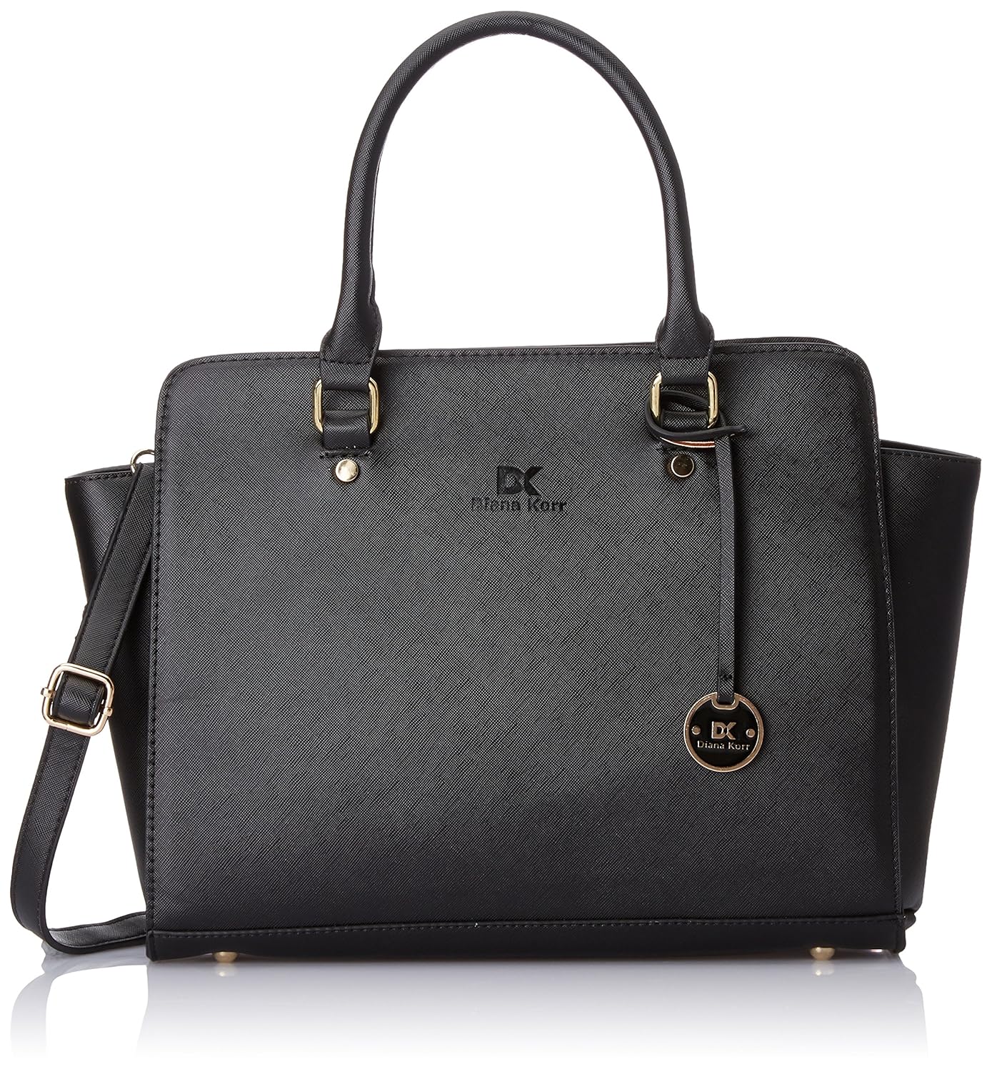 diana korr women's handbag (black) (dk10hblk)