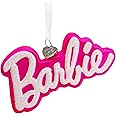 Hallmark Barbie Logo Christmas Ornament, Blown Glass