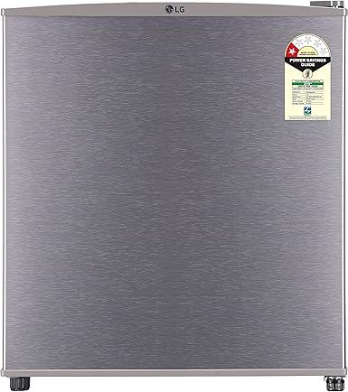 LG 45 L 1 Star Direct Cool Single Door Refrigerator(GL-B051RDSU.DDSZPST, Dazzle Steel)