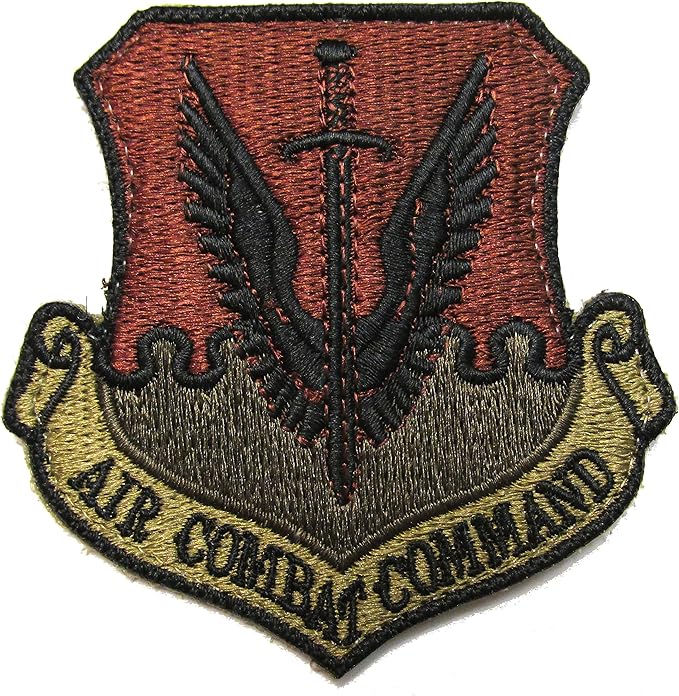 U.S. Air Force Air Combat Command OCP Patch Spice Brown