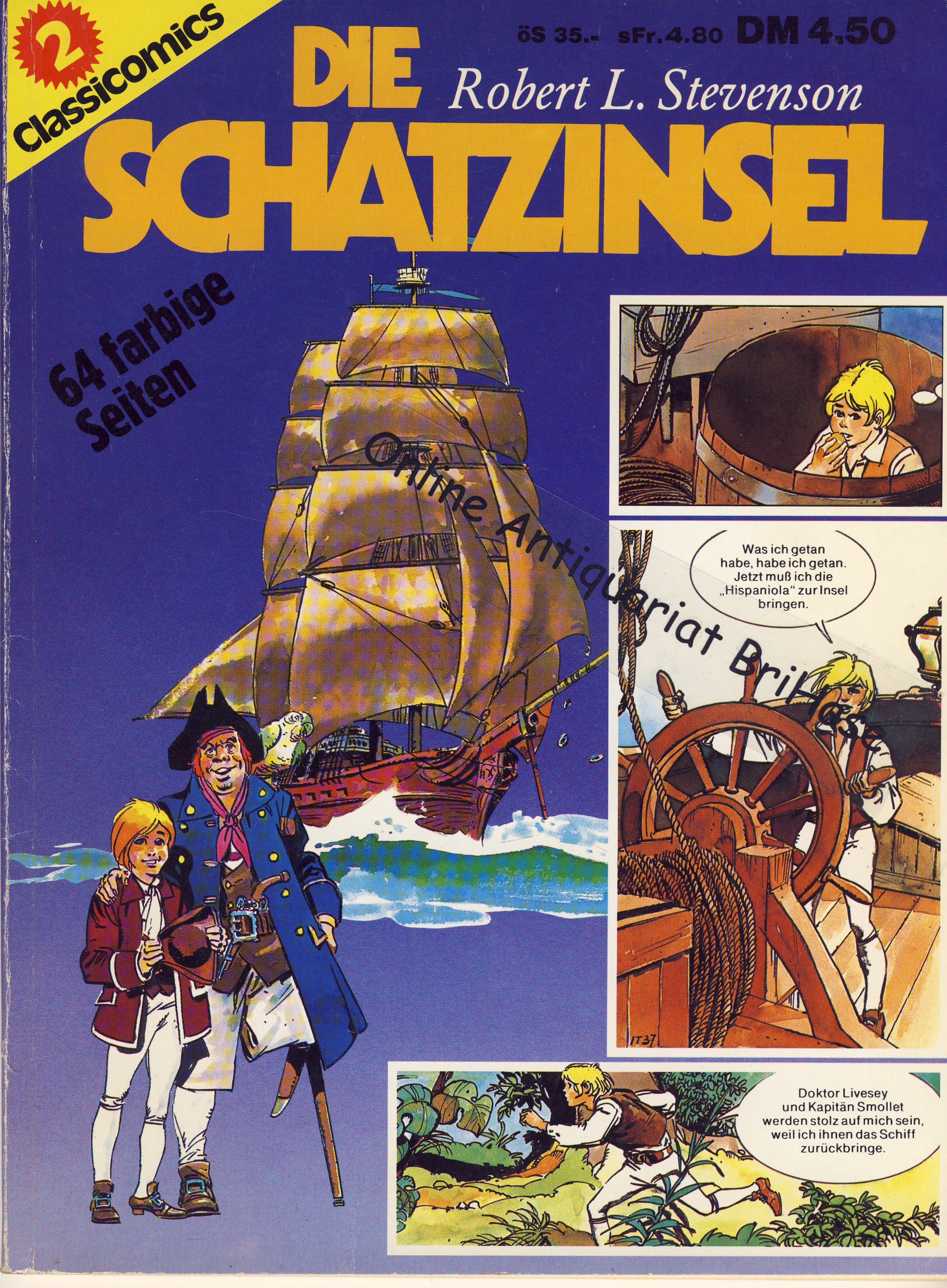 Robert L Stevensons Die Schatzinsel Classicomics 2 Amazon De Ramon De La Fuente Bucher