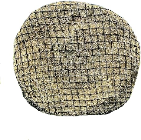 Premium Round Bale Hay Net Knotless Design 5 X4 Black By Linden