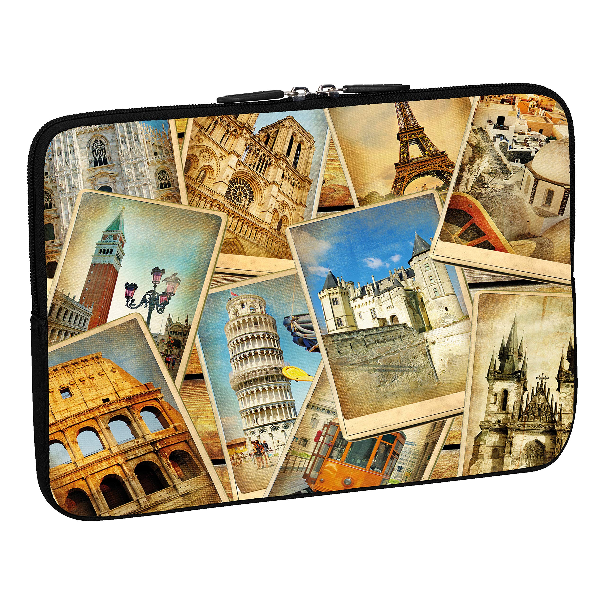PEDEA Laptop Bag Case Design Sleeve for 15.6 inch, Vintage Travel — image 1