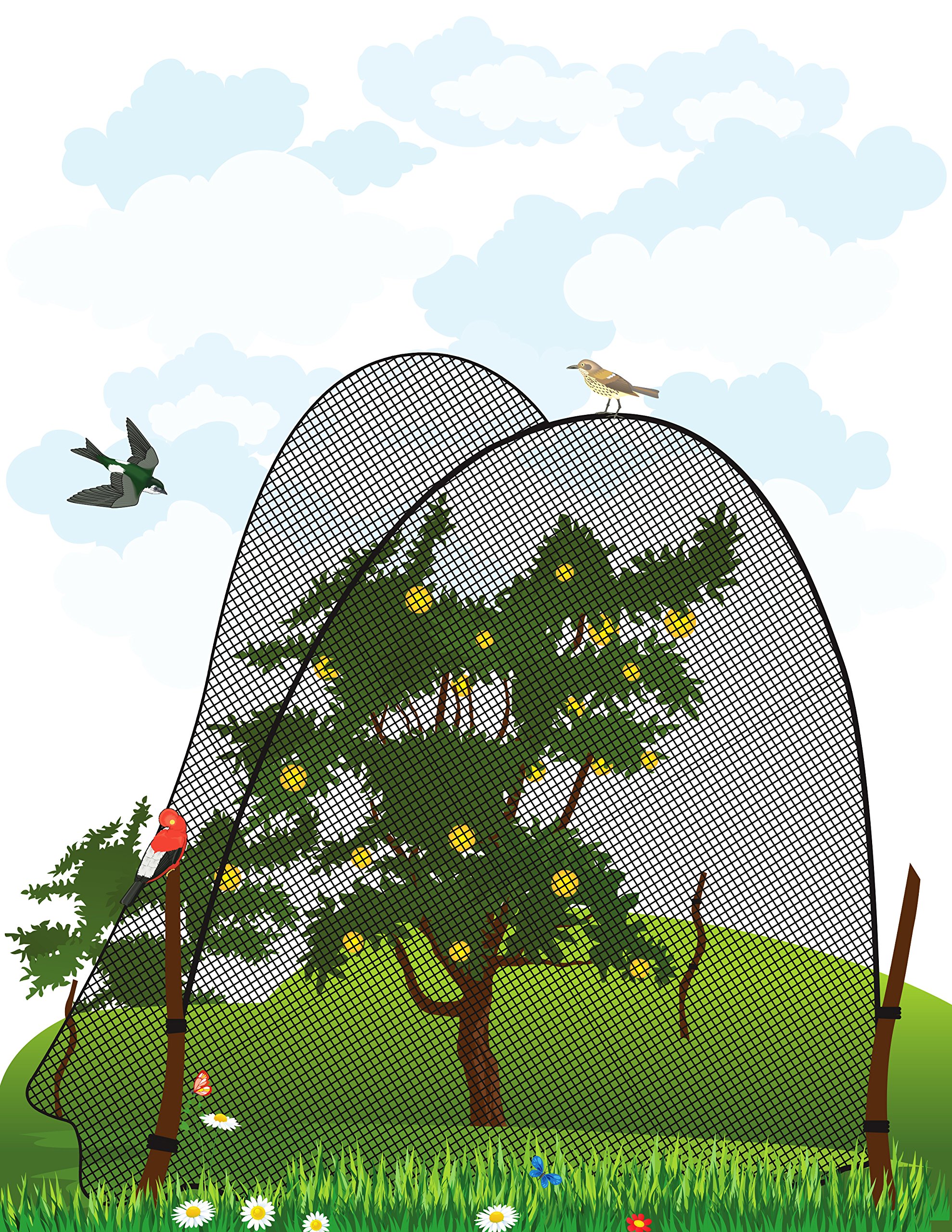 Galleon BEST BIRD NETTING 14 X 45 Ft Bird Net Smart Way To Protect