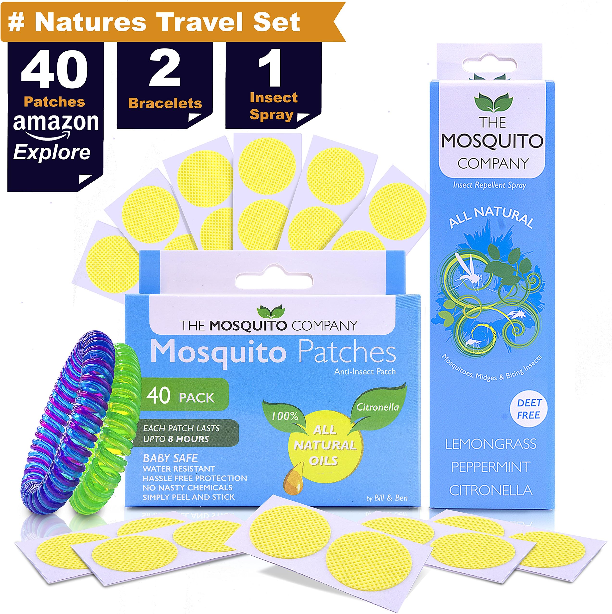 The Mosquito Company, Insect Repellent Air Refresher, All Natural Market Leading Mosquito Protection, Extra Long Lasting protection 25 days! Deet Free