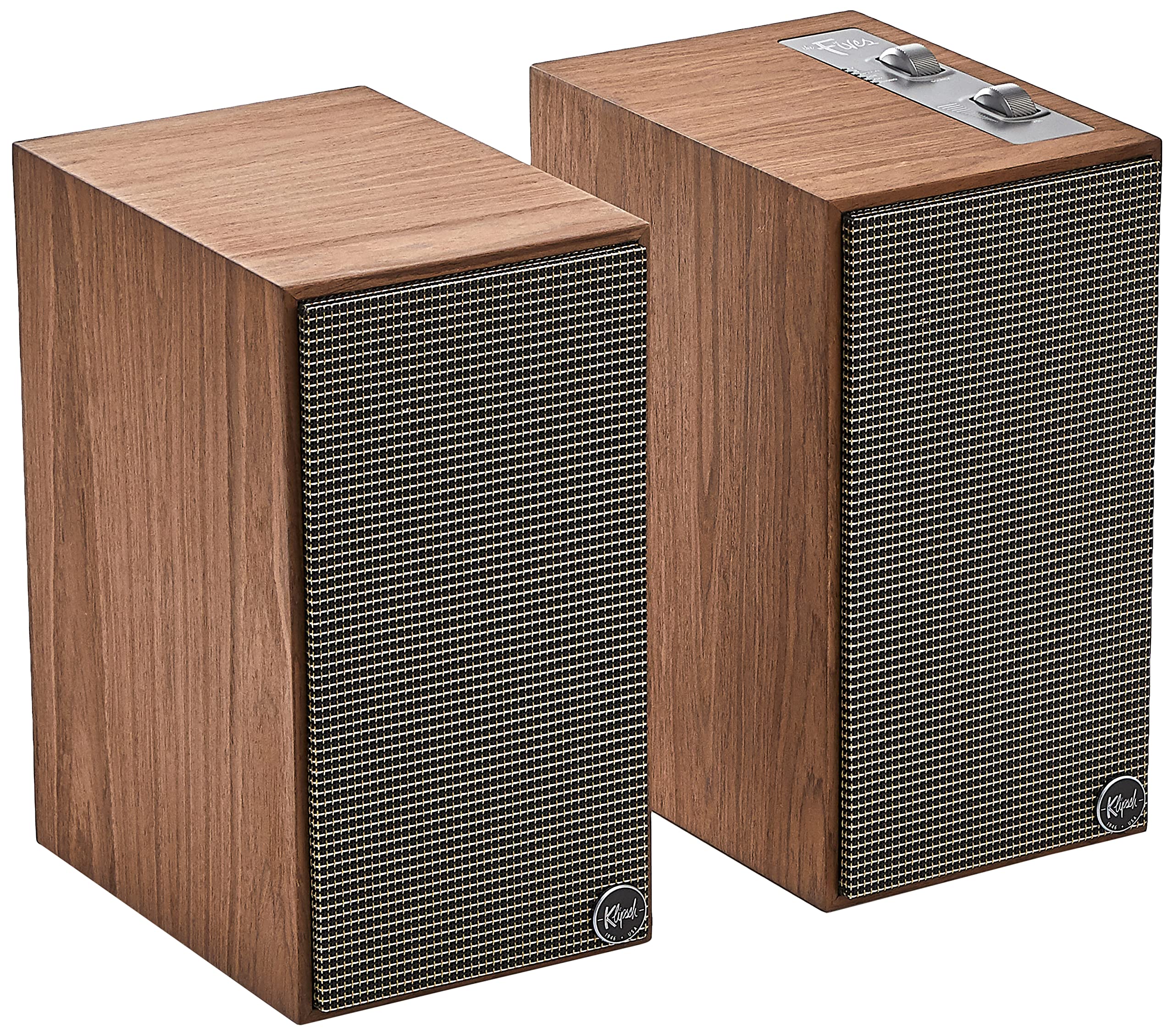 Klipsch, The Fives, Powered Monitors, Walnut