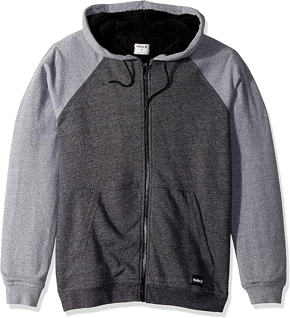 zip up sherpa hoodie