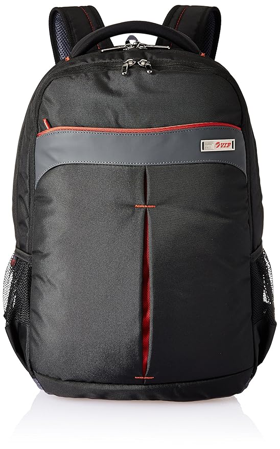 VIP Radian 27 Ltrs Black Laptop Backpack (LPBPRAD01BLK)