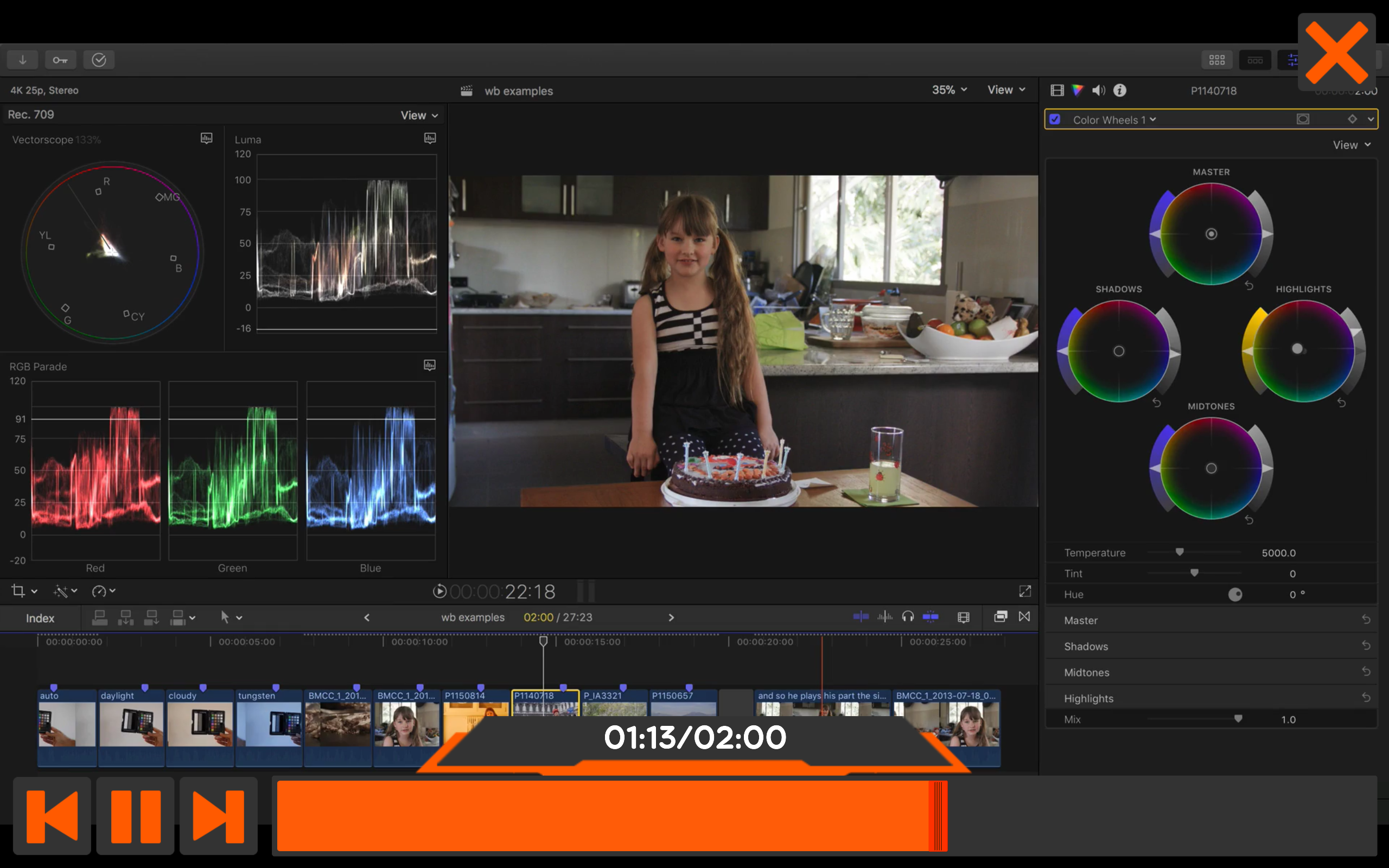 Final Cut Pro X 107 : Intro to Color Correction - Thumbnail 4