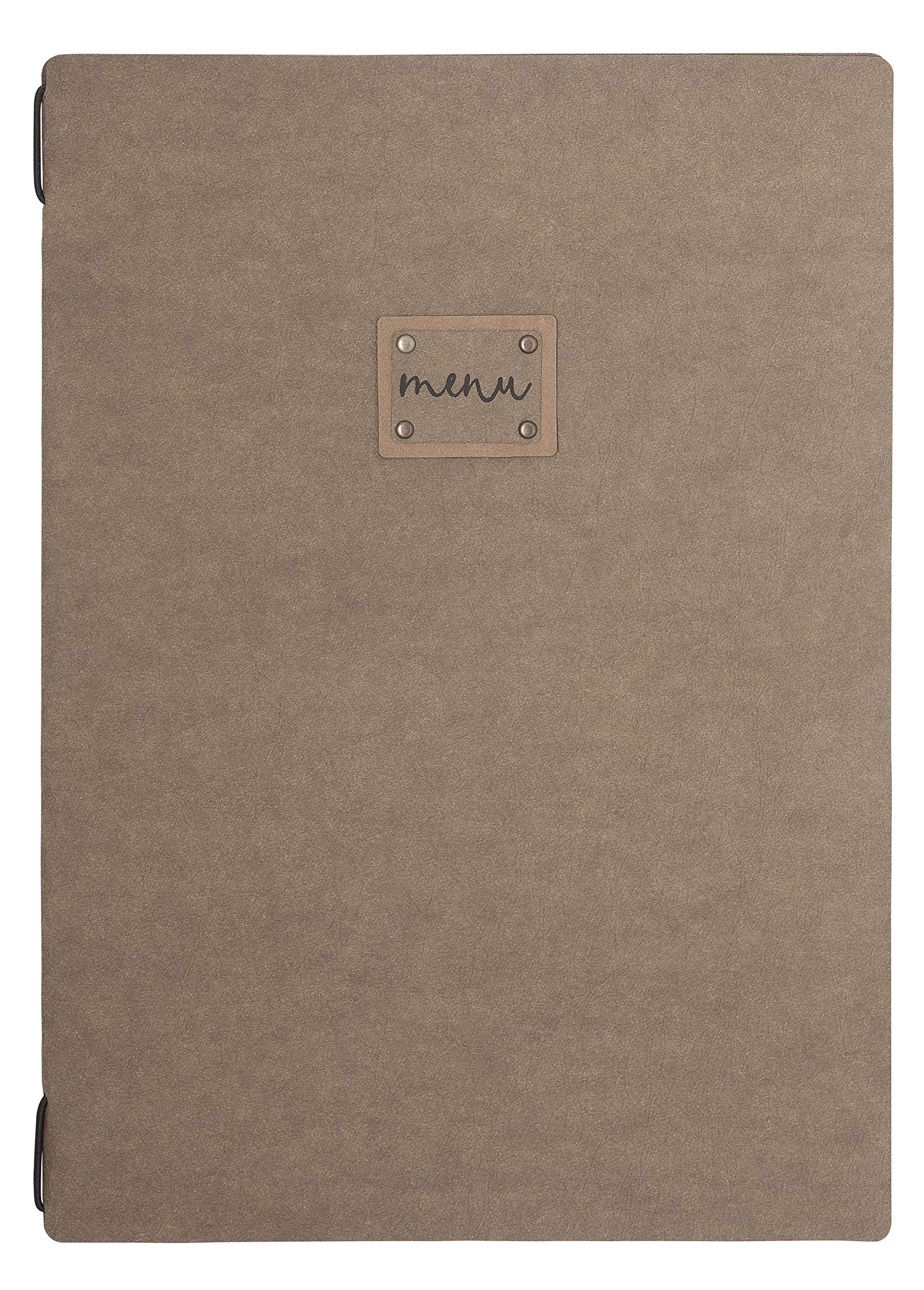 Lacor Natural Collection 28411 – Menu Holder Made of Natural Virgin Fibre, Fully Customisable, 23 x 32 (A4) cm — image 1