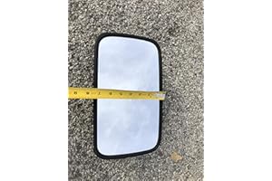 Maverick Advantage Replacement 7" x 12" heavy equipment mirror for front end loader, excavator, dozer lines such as Cat. John