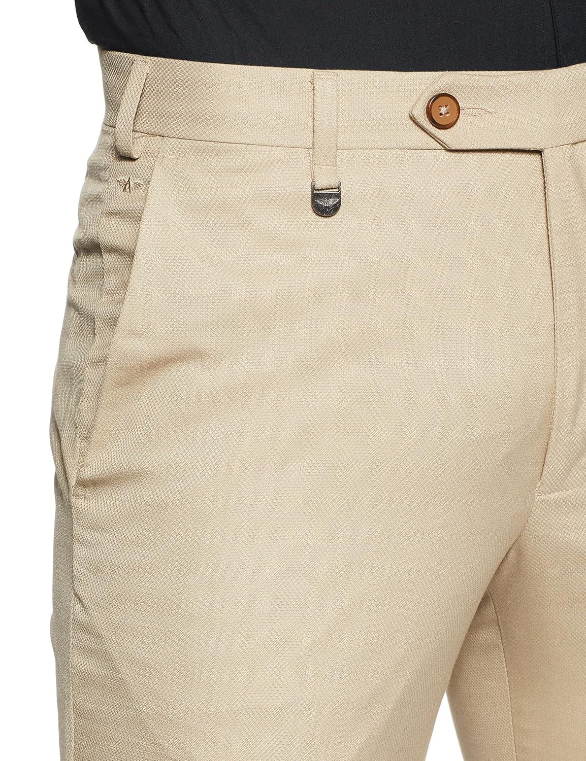 park avenue men's slim fit formal trousers