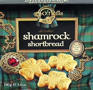 O'Neills Shamrock Shortbread Cookies, 5.6 Ounce