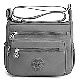 Pealwel Women Shoulder Handbag Roomy Multiple