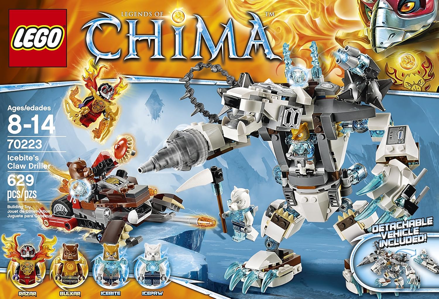 lego chima icebite's claw driller