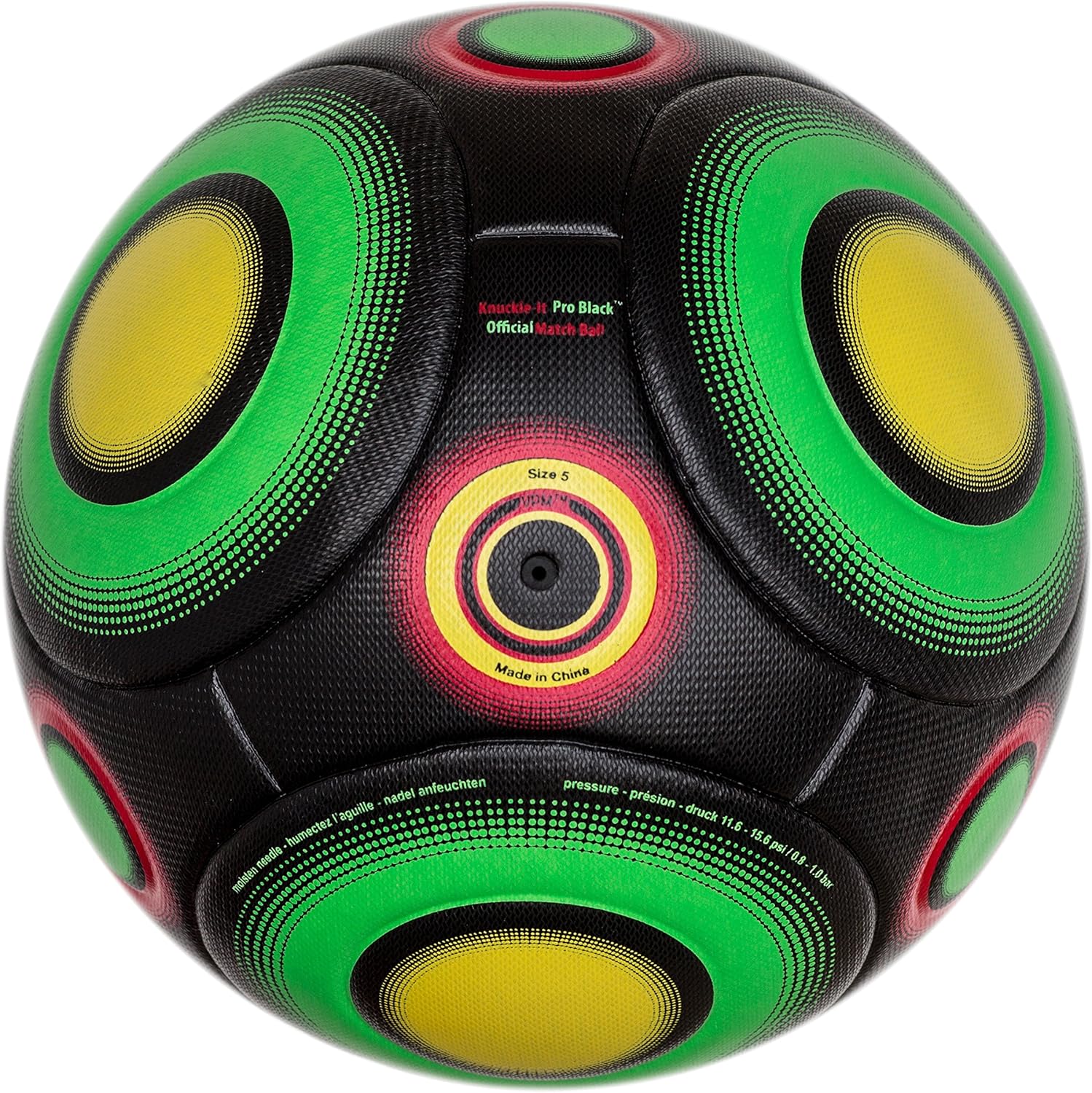 BendIt KnuckleIt Pro Black Football Match Ball Amazon.co.uk Sports