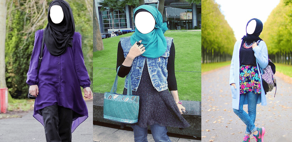 Hijab jeans Beauty photo frames:Amazon 
