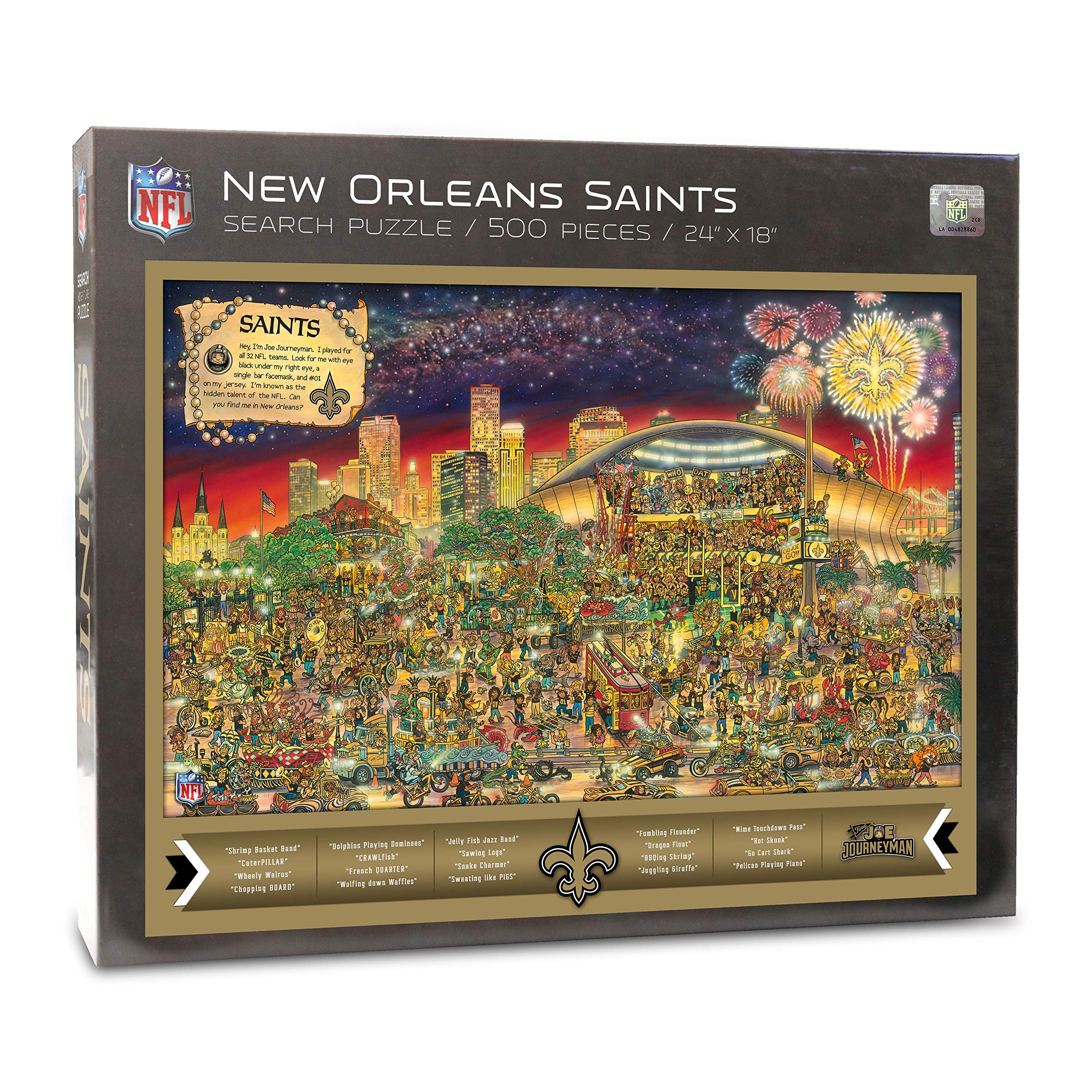 YouTheFan NFL Joe Journeyman 18'' x 24'' 500-Piece