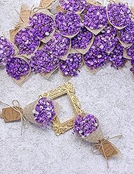 20-Piece Set Mini Magnet Dried Flowers Bouquet for