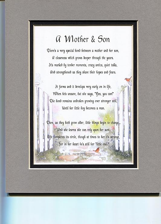 Amazon Com Mother And Son Poem Print Mother S Day Christmas 60th