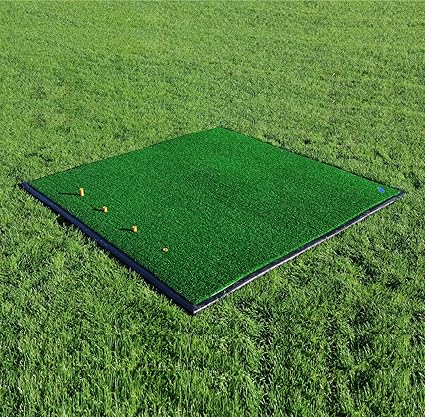 Net World Sports FORB Driving Range Golf Übungsmatte (150cm x 150cm) (Optional mit Anti-Rutsch Gummibasis) – Üben wie die Pro