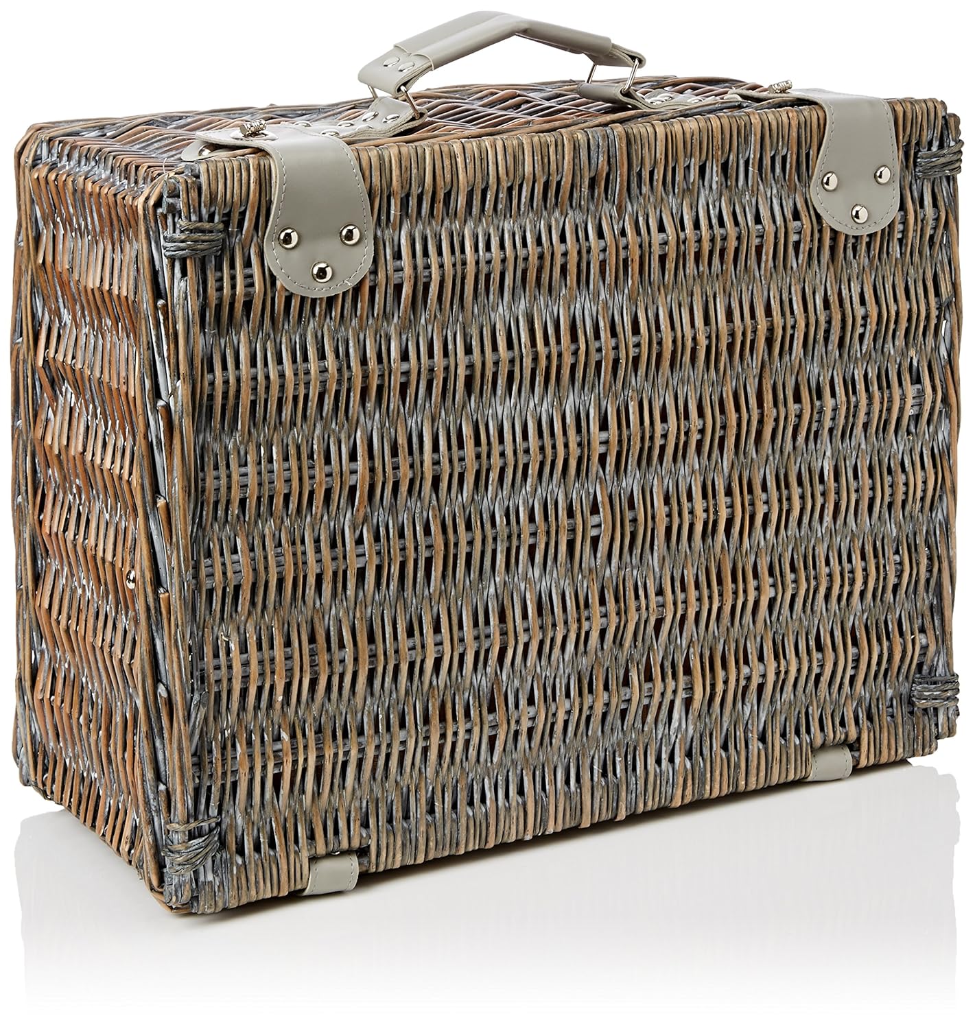 Barbecue e picnic YELLOWSTONE 4 PERSON WICKER PICNIC BASKET WITH COOLER