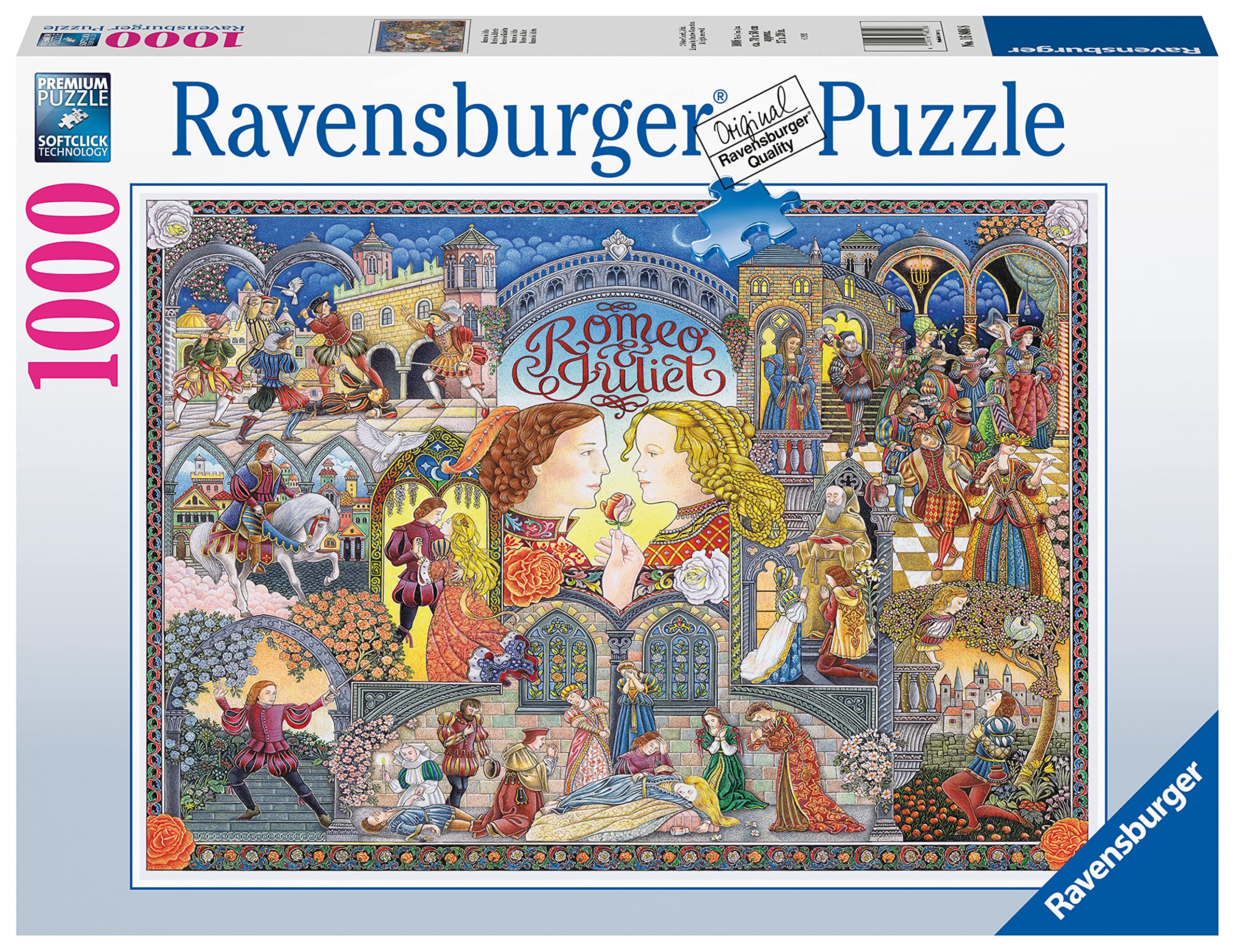 Ravensburger Romeo and Juliet 1000 Piece Jigsaw Puzzle for Adults and Kids Age 12 Years Up [Amazon Exclusive]