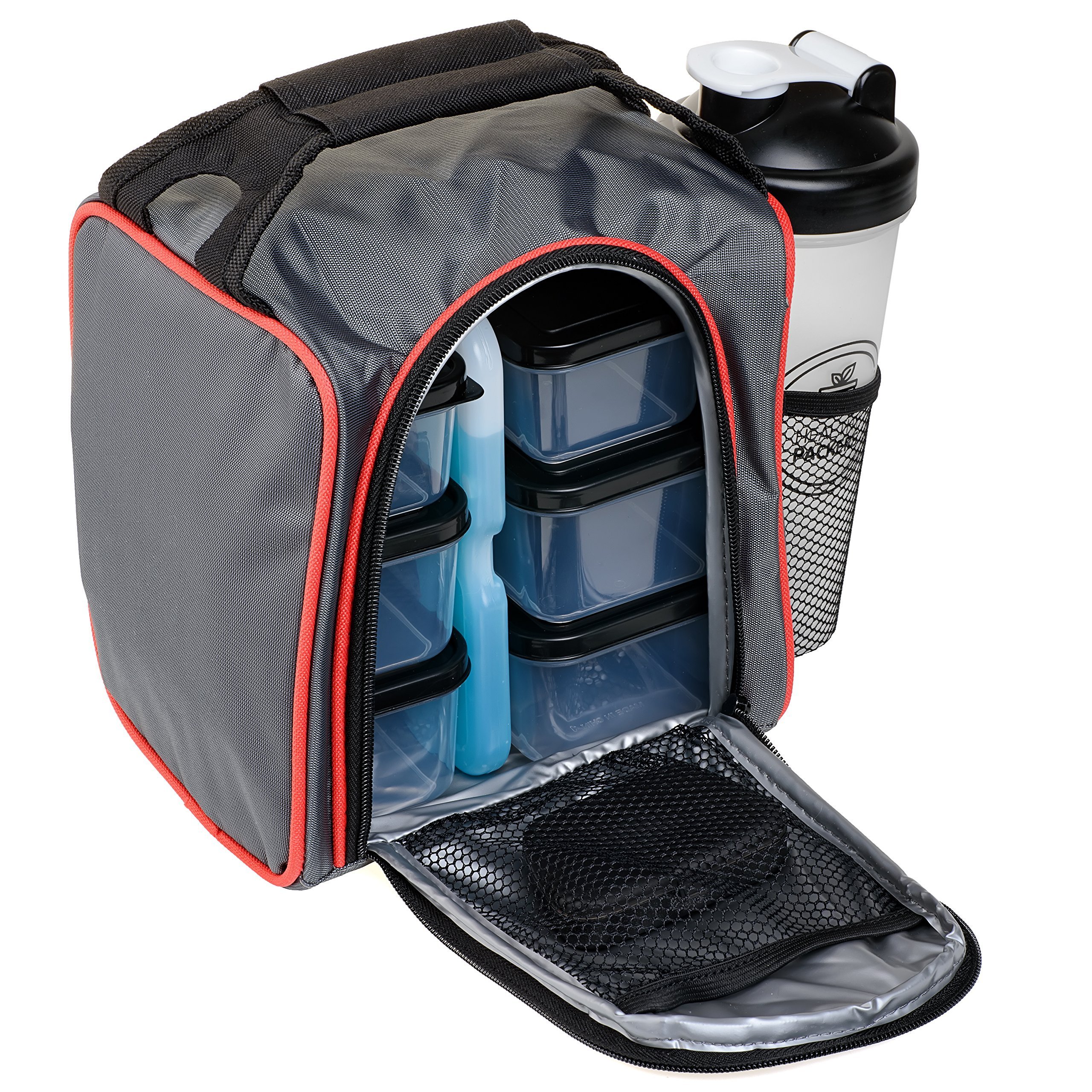 Healthy Packers Insulated Lunch Bag 10 Piece Set Portable Hot