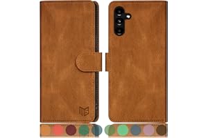 SUANPOT for Samsung Galaxy A14 5G Wallet case with RFID Blocking Credit Card Holder,Flip Book PU Leather Protective Cover Women Men for Samsung A14 Phone case(Light Coffee)