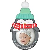 Hallmark Keepsake Christmas Ornament 2023, Baby's 1st Christmas Photo Frame