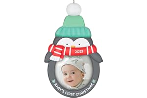 Hallmark Keepsake Christmas Ornament 2023, Baby's 1st Christmas Photo Frame